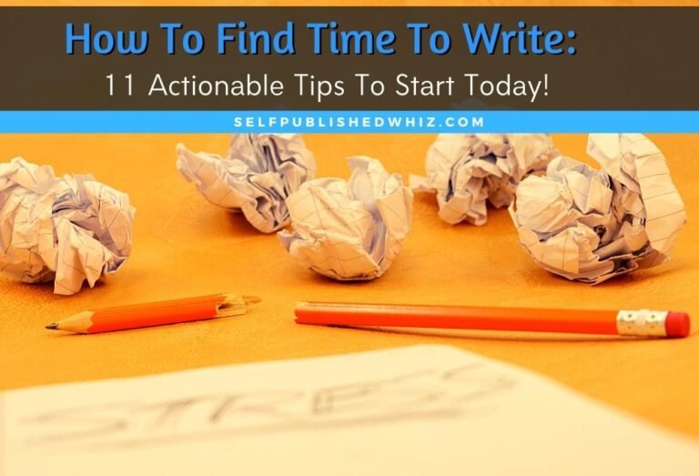 How To Find Time To Write