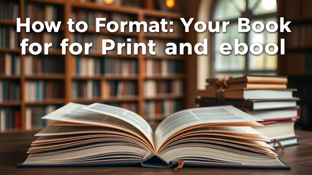 how to format your book for print and ebook a step by step guide featured